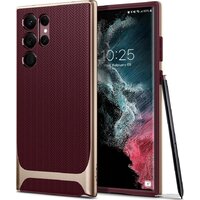 Spigen Neo Hybrid для Galaxy S22 Ultra ACS04382 (бордовый)