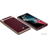 Spigen Neo Hybrid для Galaxy S22 Ultra ACS04382 (бордовый) Image #12