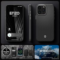 Spigen Enzo Aramid для iPhone 15 Pro ACS07045 (черный) Image #14
