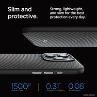 Spigen Enzo Aramid для iPhone 15 Pro ACS07045 (черный) Image #13
