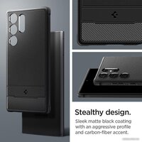 Spigen Rugged Armor для Galaxy S23 Ultra ACS05613 (черный) Image #13