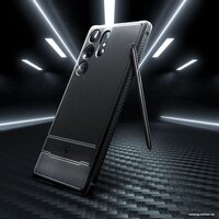 Spigen Rugged Armor для Galaxy S23 Ultra ACS05613 (черный) Image #12