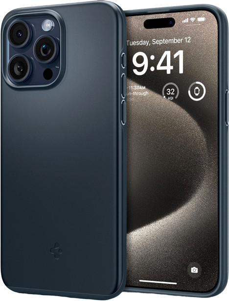 Spigen Thin Fit для iPhone 15 Pro Max ACS06546 (темно-синий)