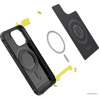 Spigen Rugged Armor (MagFit) для iPhone 15 Pro ACS06703 (черный) Image #5