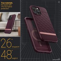 Spigen Parallax Mag для iPhone 15 Pro Max ACS06616 (бордовый) Image #12