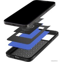 Spigen Cryo Armor для iPhone 15 Pro Max ACS06603 (черный/синий) Image #2