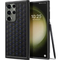 Spigen Cryo Armor для Galaxy S23 Ultra ACS05616 (черный/синий)