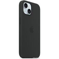 Чехол для телефона Apple MagSafe Silicone Case для iPhone 15 Plus (черный) - Изображение №2 — Chaika Market