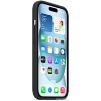 Чехол для телефона Apple MagSafe Silicone Case для iPhone 15 Plus (черный) - Изображение №3 — Chaika Market