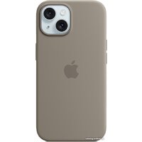 Чехол для телефона Apple MagSafe Silicone Case для iPhone 15 (глина) - Изображение №1 — Chaika Market