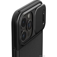 Spigen Optik Armor (MagFit) для iPhone 15 Pro Max ACS06599 (черный) Image #4