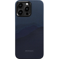 Pitaka MagEZ Case 4 для iPhone 15 Pro (over the horizon, синий)