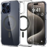 Spigen Ultra Hybrid (MagFit) для iPhone 15 Pro Max ACS06577 (серый)