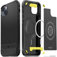 Spigen Rugged Armor (MagFit) для iPhone 14 ACS05036 (черный) Image #1