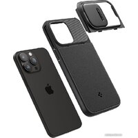 Spigen Optik Armor (MagFit) для iPhone 15 Pro ACS07184 (черный) Image #8