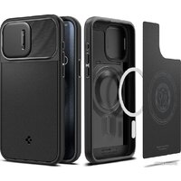 Spigen Optik Armor (MagFit) для iPhone 15 Pro ACS07184 (черный) Image #2