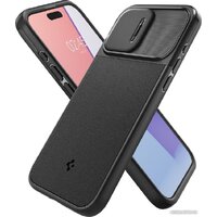 Spigen Optik Armor (MagFit) для iPhone 15 Pro ACS07184 (черный) Image #15