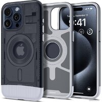 Spigen Classic C1 (MagFit) для iPhone 15 Pro ACS06742 (серый) Image #1