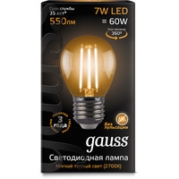 Gauss LED Filament Globe E27 7 Вт 2700 К 105802107 Image #2