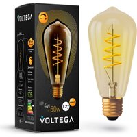 Voltega Loft Led ST64 4W 2800K E27 DIM 7077