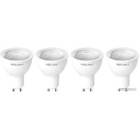 Yeelight Smart Bulb W1 YGYC0120005WTEU GU10 4.8 Вт (4 шт)