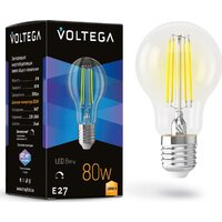 Voltega Crystal A60 8W 3000K E27 DIM