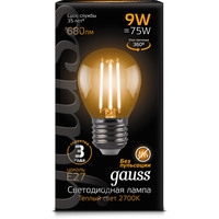 Gauss Filament Globe E27 9 Вт 2700 К 105802109 Image #2