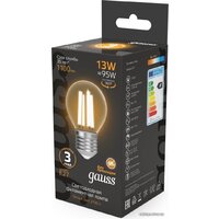 Gauss Filament Шар 13W 1100lm 2700К Е27 LED 1/10/50 105802113 Image #4