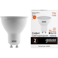 Gauss LED MR16 GU10 7 Вт 3000 К 13617 Image #1