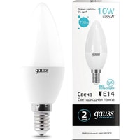 Gauss LED Elementary Candle 10W E14 4100K 33120 Image #2