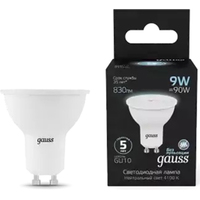 Gauss MR16 9W 830lm 4100K GU10 LED 101506209 Image #1