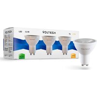 Voltega Simple MR16 7W 3000K 38° GU10 3шт.