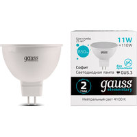 Gauss Elementary MR16 11W 850lm 4100K GU5.3 LED 13521 Image #1