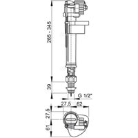 Alcaplast A18-1/2" BL-01 Image #2