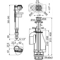 Alcaplast SA08ASK 1/2" Image #2