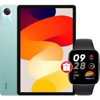 Xiaomi Redmi Pad SE 8GB/256GB международная версия (мятный) + умные часы Xiaomi Redmi Watch 3 Active (черный) по акции Image #1