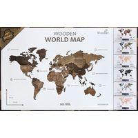 Woodary Карта мира на английском языке XXL 3201 Image #2