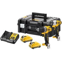 DeWalt DCK2110L2T (шуруповерт, винтоверт, 2 АКБ, кейс) Image #1