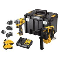 DeWalt DCK2101L2T (шуруповерт, перфоратор, 2 АКБ, кейс)