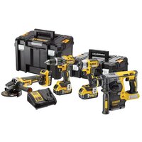 DeWalt DCK422P3T (шуруповерт, винтоверт, болгарка, перфоратор, 3 АКБ, кейс) Image #1