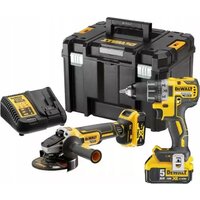 DeWalt DCK2020P2T (шуруповерт, УШМ, кейс) Image #1