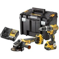 DeWalt DCK2080P2T (шуруповерт, болгарка, 2 АКБ, кейс) Image #1