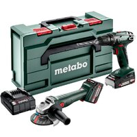 Metabo Combo Set 2.4.3 18 V 685204500 (шуруповерт, болгарка, 2 АКБ, кейс) Image #1