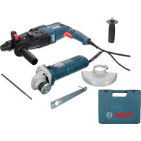 Bosch Professional 0615990M8H (перфоратор, УШМ, кейс)