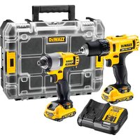 DeWalt DCK211D2T (шуруповерт, винтоверт, 2 АКБ, кейс)