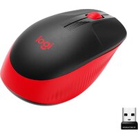 Logitech M190 (черный/красный)