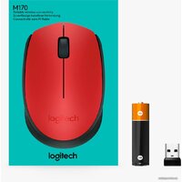 Logitech M171 (красный/черный) Image #8