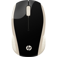 HP Wireless Mouse 200 (черный/золотистый)