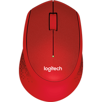 Logitech M330 Silent Plus (красный)