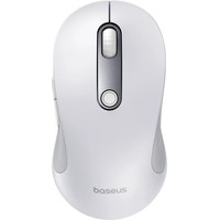 Baseus F02 Ergonomic Wireless Mouse (белый, с батарейкой в комплекте) Image #1